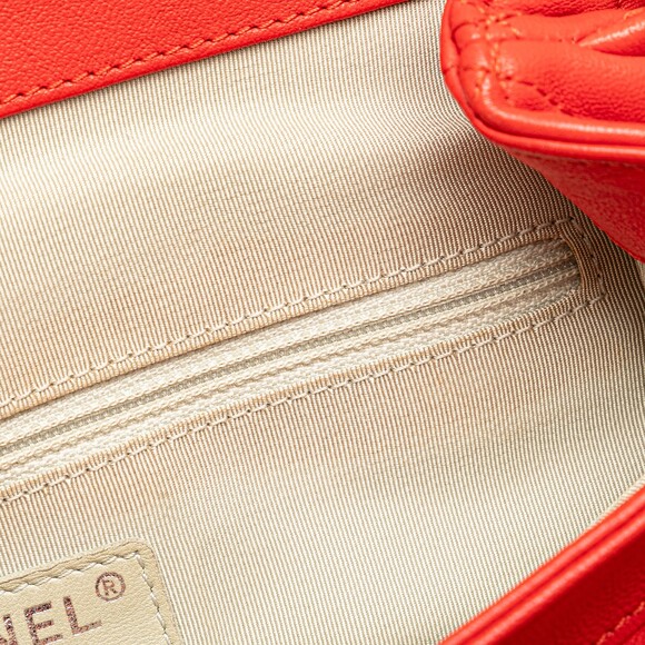 Auth Chanel Large Quilted Lambskin #230519C20B - Picture 8 of 12